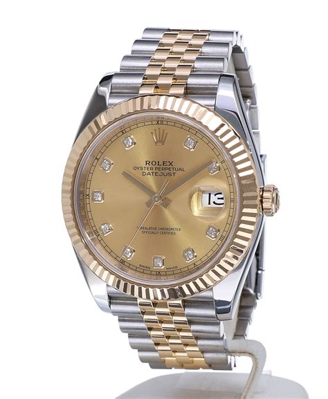 rolex datejust gold and silver diamond|rolex datejust gold diamond price.